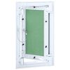 vidaXL Panneau d'Acc&egrave;s Vert et Argent 25 x 45 cm Aluminium et Pl&acirc;tre