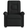 vidaXL Fauteuil inclinable de massage &eacute;lectrique Noir Tissu