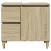 vidaXL Ensemble de meubles de salle de bain 3 pcs ch&ecirc;ne sonoma