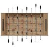 vidaXL Table de Foosball Ch&ecirc;ne artisanal 125 x 60,5 x 80 cm