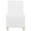vidaXL | Unit&eacute; de Sofa Modulaire Sans Accoudoirs | Blanc 55 x 74 x 82 cm