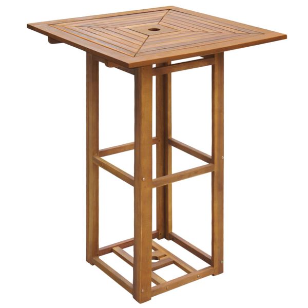 vidaXL Mobilier de bistro 3 pcs Bois d'acacia solide