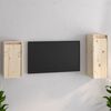 vidaXL Meubles TV 2 pcs Bois massif de pin