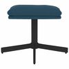 vidaXL Repose-pied Bleu 60x60x36 cm Velours