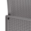 vidaXL Ensemble de salle &agrave; manger pour jardin 15 pcs Gris clair
