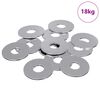 vidaXL Rondelles 9000 pcs Argent&eacute; Fer