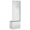 vidaXL &Eacute;cran de confidentialit&eacute; de jardin Argent&eacute; 50 x 32 x 150 cm