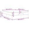 VidaXL Cadre de lit ottoman avec matelas blanc 140x200 cm similicuir