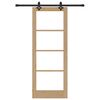 vidaXL Porte coulissante Naturel 78 x 202 cm