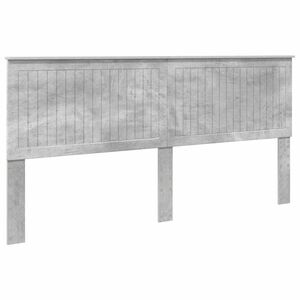 vidaXL T&ecirc;te de lit Gris b&eacute;ton Bois d'ing&eacute;nierie