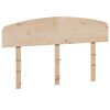 vidaXL T&ecirc;te de lit 140 cm bois massif de pin