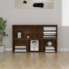 vidaXL Biblioth&egrave;que/Buffet ch&ecirc;ne marron 50x25x80 cm bois d'ing&eacute;nierie