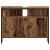 vidaXL Ensemble de mobilier de salle de bain 4 pcs Bois Ancien