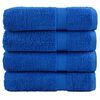vidaXL Essuie-mains de qualit&eacute; sup&eacute;rieure SOLUND 4 pcs bleu 600 g/m&sup2;