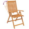 vidaXL Ensemble &agrave; manger de jardin 7 pcs Bois d'acacia massif 150-200 cm