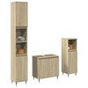 vidaXL Ensemble de meubles de salle de bain 3 pcs ch&ecirc;ne sonoma