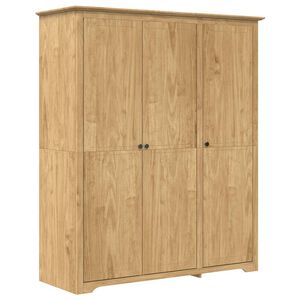 vidaXL Armoire BODO Marron miel 146 x 53,5 x 173 cm Bois d'ing&eacute;nierie