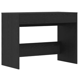 vidaXL Bureau ch&ecirc;ne noir 101x50x76,5 cm Bois d'ing&eacute;nierie