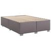 vidaXL Cadre de lit sans matelas gris 140x200 cm similicuir