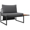 vidaXL Ensemble de canap&eacute; de jardin 2 pc Anthracite Acier