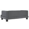 vidaXL Lit pour chien gris fonc&eacute; 80x45x30 cm velours