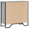 vidaXL Biblioth&egrave;que sonoma gris 80x31x74,5 cm bois d'ing&eacute;nierie