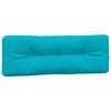vidaXL Coussins de palette lot de 5 turquoise tissu