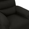 vidaXL Fauteuil inclinable Noir Tissu
