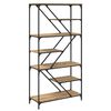 vidaXL &Eacute;tag&egrave;re Ch&ecirc;ne artisanal 91 x 36 x 176 cm Bois d'ing&eacute;nierie