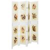 vidaXL Panneau Romdivider Blanc 141,5 x 165 cm MDF