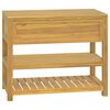 vidaXL Armoire de salle de bain 90x45x75 cm bois de teck solide