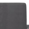 vidaXL Canap&eacute;-lit pour enfants 2 places anthracite peluche douce