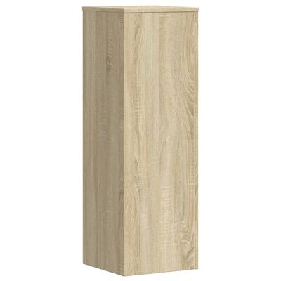 vidaXL Support pour plantes chêne sonoma 33x33x100cm bois d'ingénierie