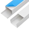 vidaXL Goulotte de c&acirc;ble auto-adh&eacute;sive 60x40 mm 30 m PVC