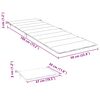 vidaXL Coussin de chaise longue rose tissu oxford