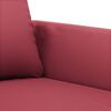 vidaXL Canap&eacute; &agrave; 3 places Rouge bordeaux 180 cm Similicuir