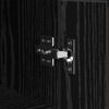 vidaXL Buffet Ch&ecirc;ne noir 34,5 x 34 x 90 cm Bois d'ing&eacute;nierie et fer