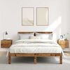 vidaXL Tables de chevet murales 2 pcs vieux bois 40x32x30 cm