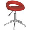vidaXL Chaises &agrave; manger pivotantes lot de 2 bordeaux similicuir