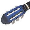 vidaXL Guitare classique avec sac pour d&eacute;butants Bleu 4/4 39"