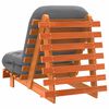 vidaXL Canap&eacute;-lit futon avec matelas 70x206x11 cm bois massif de pin