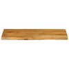 vidaXL Dessus de table 90x40x3,8 cm bord vivant bois massif manguier