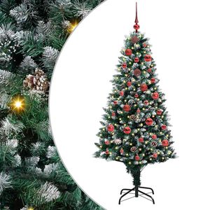 vidaXL Sapin de No&euml;l artificiel Vert 150 cm PVC, Acier et Plastique