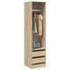 vidaXL Garde-robe avec tiroirs Ch&ecirc;ne sonoma Bois d'ing&eacute;nierie