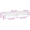 vidaXL Support de moniteur gris b&eacute;ton 100x24x16 cm bois d'ing&eacute;nierie