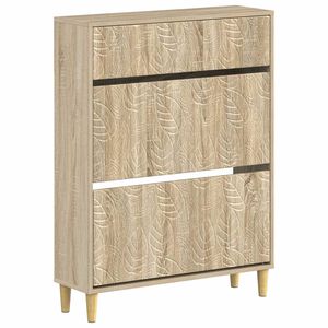 vidaXL Cabinet &agrave; chaussures DELFT 78 x 24 x 103 cm Bois d'ing&eacute;nierie