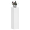 vidaXL Supports pour plantes 2 pcs blanc 17x17x60 cm bois d'ing&eacute;nierie