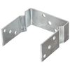 vidaXL Piquets de cl&ocirc;ture 12 pcs argent&eacute; 14x6x15 cm acier galvanis&eacute;
