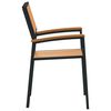 vidaXL Chaise de jardin 6 pcs Marron 56 x 57 x 87 cm