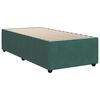 vidaXL Cadre de lit sans matelas vert fonc&eacute; 90x200 cm velours
